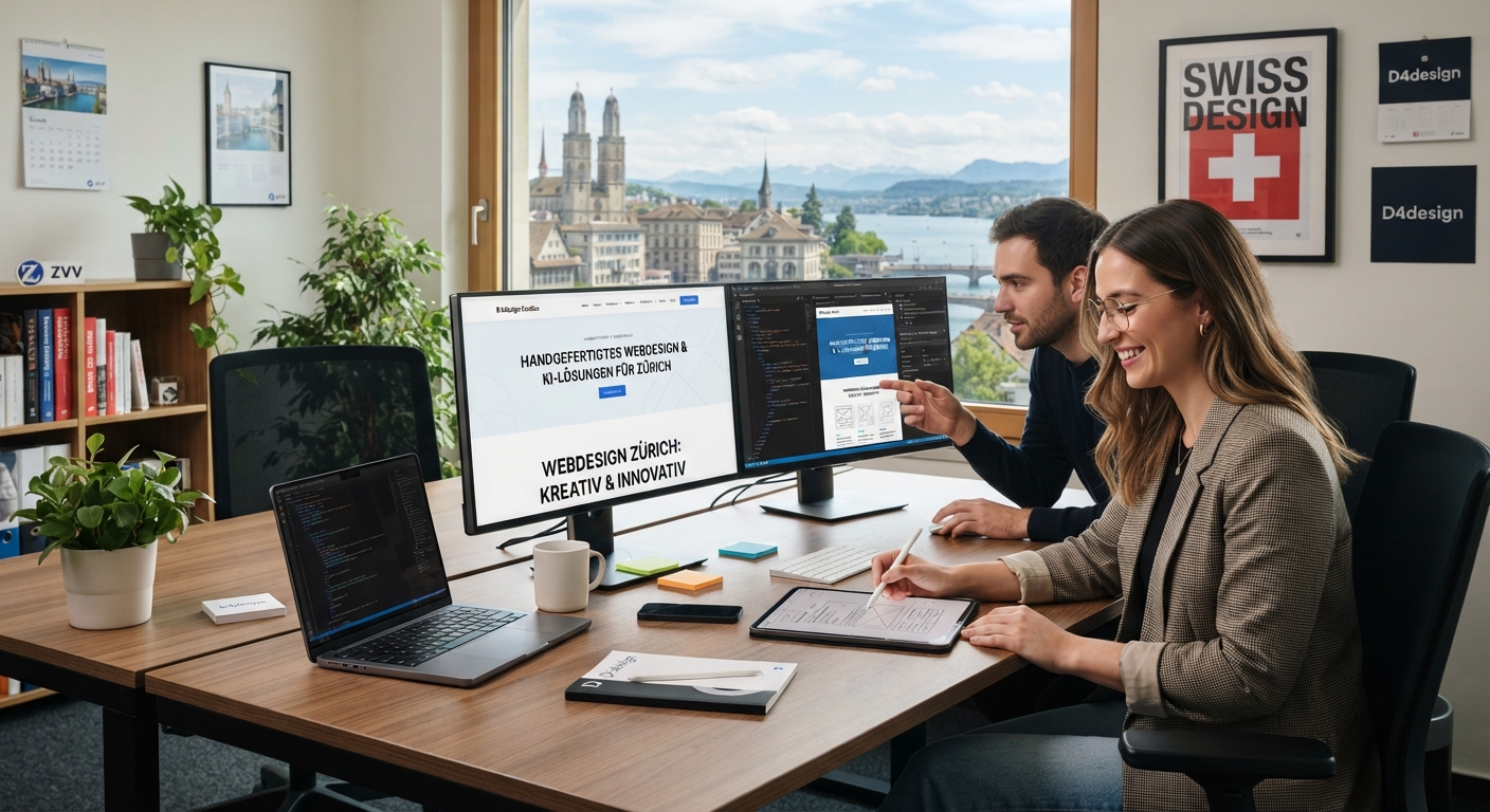 Webagentur Zürich Websites mit UX, SEO und KI